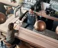 Blat roboczy i bar z Corian® Nuwood