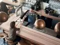 Blat roboczy i bar z Corian® Nuwood