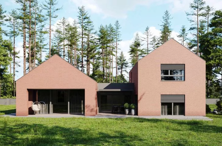 Dom w Lesie projektu Ktura Architekci