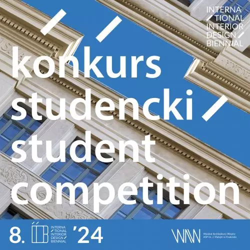Student competition within the framework of the VIII International Biennale of Interior Architecture for the design of the courtyard space at 21 Syrokomli Street in Krakow.