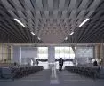 Nowy sufit HeartFelt® Origami Weave Fot. Hunter Douglas Architectural