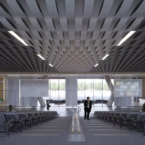 Hunter Douglas Architectural Ceilings - Functional, aesthetically pleasing, durable and suitable for indoor and outdoor applications