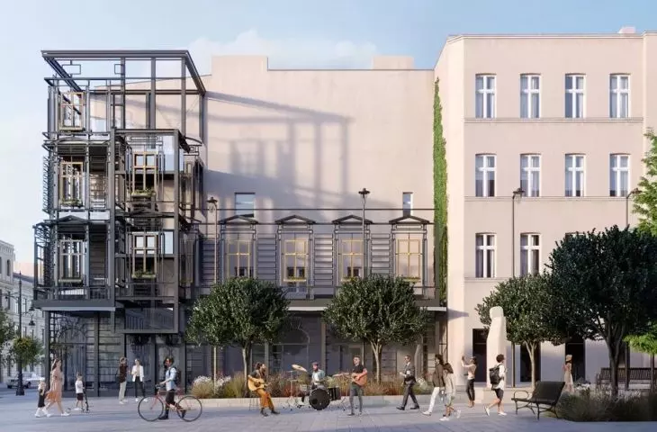 Openwork townhouse stirs controversy