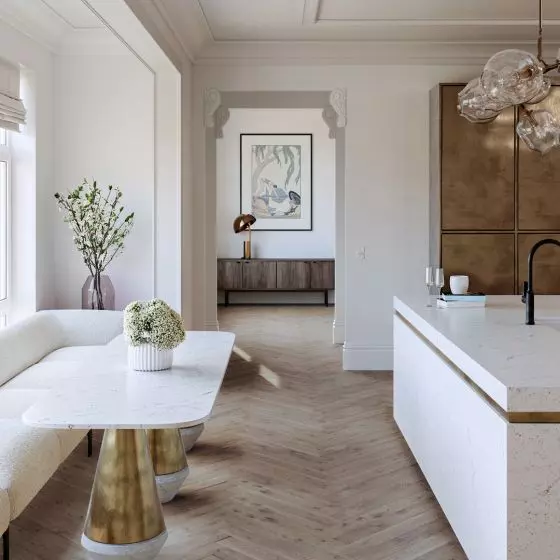 Eclectic Pearl Cocina Europea SOFA WHITE