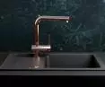 Cristadur® Toledo D100 XS sink + Laios 517.120 Cooper faucet + Cooper color accessories