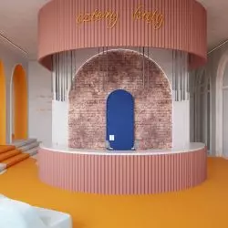 Wejście i strefa recepcyjna Centrum Choreografii i Kultury Tańca we Wrocławiu