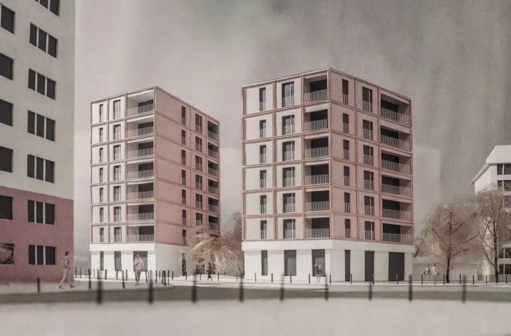 Michal Madeja - multifamily housing in Powisle district