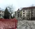 dawne domy studenckie Uniwersytetu Przyrodniczego przy ul. Dożynkowej w Poznaniu; wyburzanie