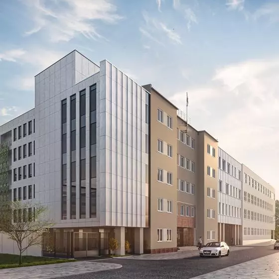Nowy budynek Sądu Rejonowego w Gdyni zbuduje w duchu modernizmu gdyńskiego firma Warbud według projektu Pracowni Architektonicznej AA