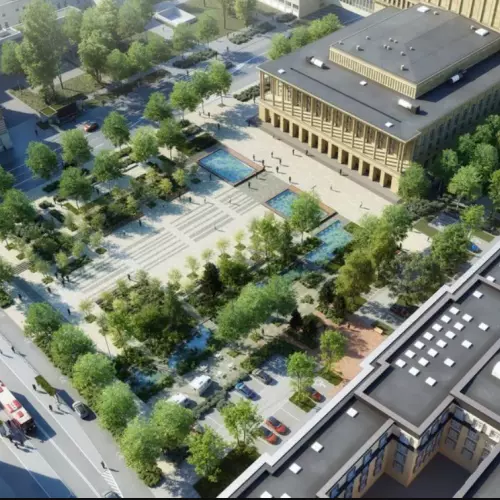 This is how Dabrowski Square in Lodz will change