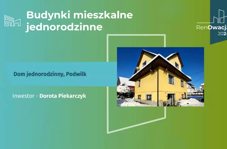 Nagroda w kategorii Budynki mieszkalne jednorodzinne
