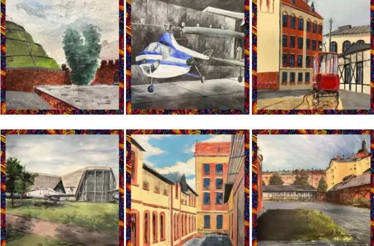 The Faculty of Architecture of PK plays with WOŚP. To be auctioned paintings of male and female students