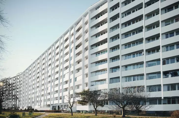 Not just new colors. Poland's longest residential building will regain its former glory