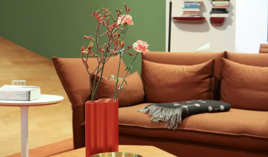 Wnętrze w stylu Mid-Century Botanical