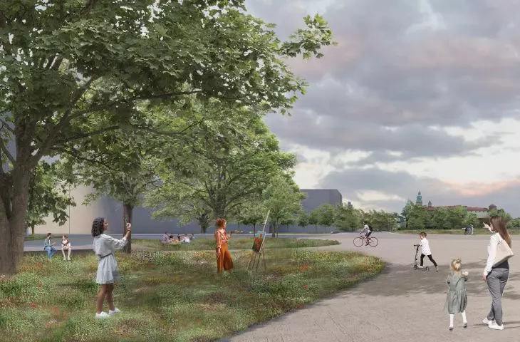 Reclaiming the city. A student idea for the transformation of Juliusz Kossak Square in Krakow