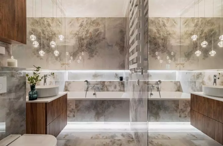 Łazienka w stylu Modern Organic