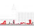 Red Line project at Helena Lehr square in Opole