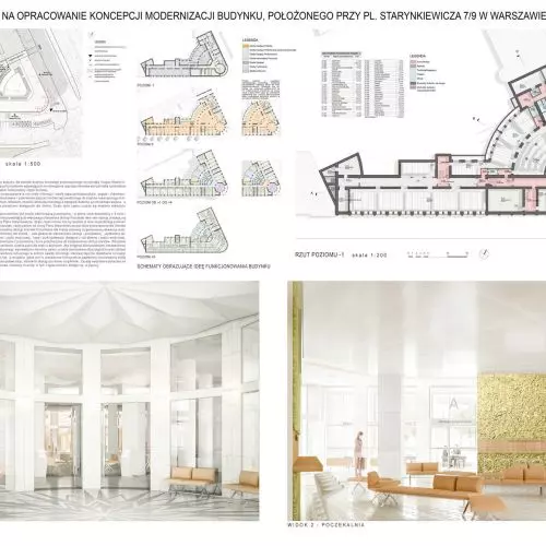 Competition for modernization of office building at pl. Starynkiewicza 7/9 in Warsaw settled!