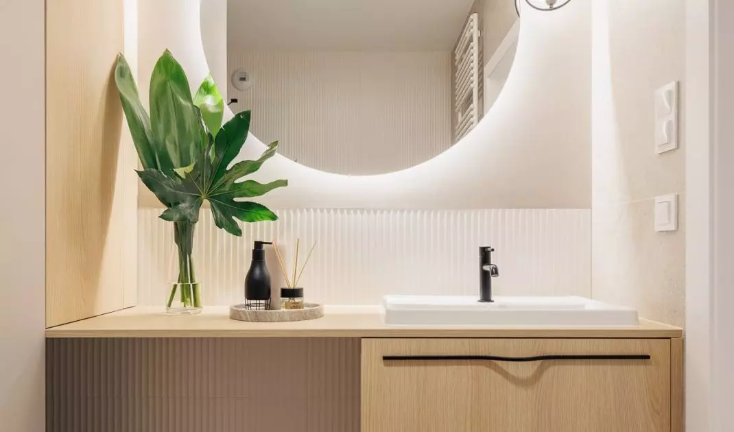 Łazienka projektu Joanny Węgłowskiej z pracowni Decoroom