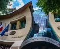 A food hall will be built on the first floor of the Crooked House