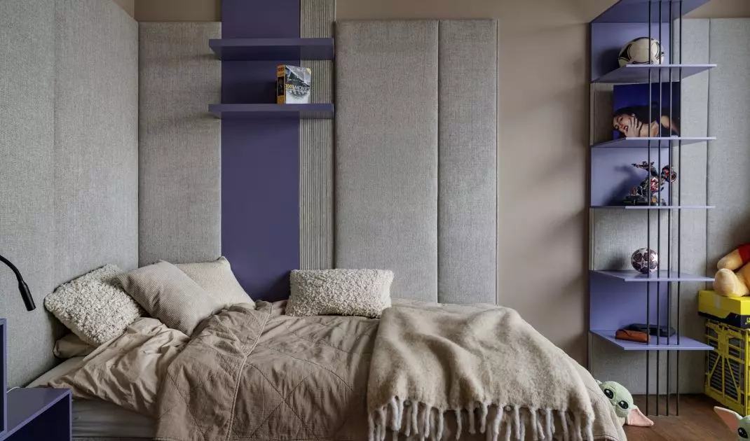 Three arrangements of children's rooms