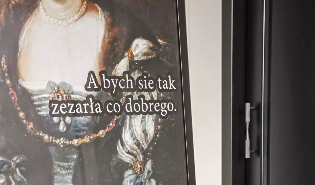 Windbreak in the house of Agnieszka Konieczna