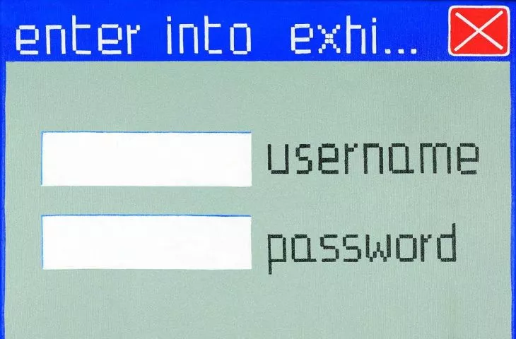 Laura Pawela, enter into exhi…, 2004, akryl/płótno, 50 × 50 cm