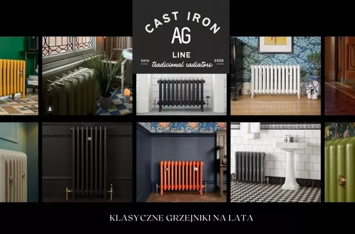 Ag Cast Iron Line – kolekcja grzejników dekoracyjnych