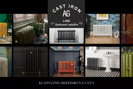 Ag Cast Iron Line – kolekcja grzejników dekoracyjnych