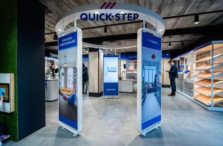 Quick-Step presents stores in new concept. Revolutionary digital shopping experience now available in Poland