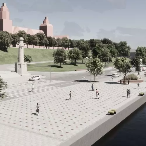 Konkurs zamiast przetargu. Szczecin ugina się w sprawie bulwarów nad Odrą