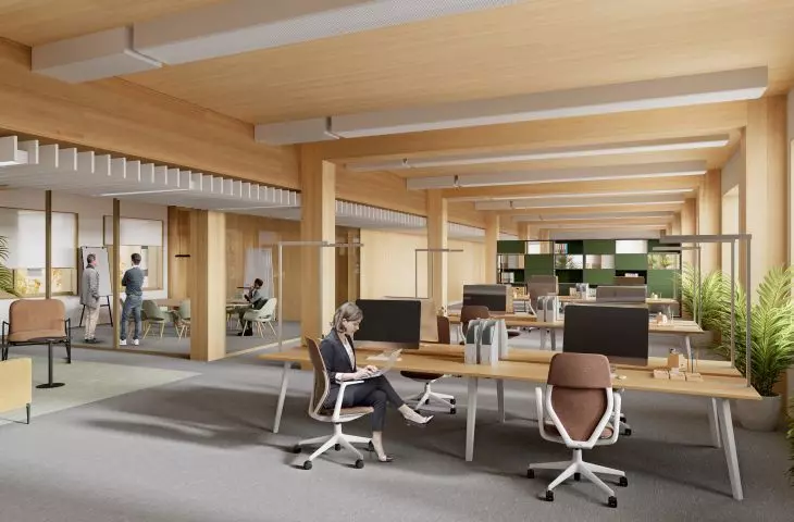 What myths have grown up around CLT technology? AMBIENT office building project