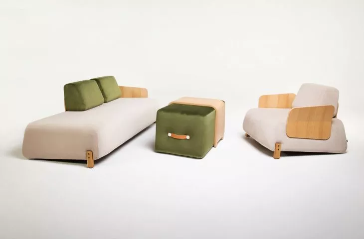FRANK armchair and sofa