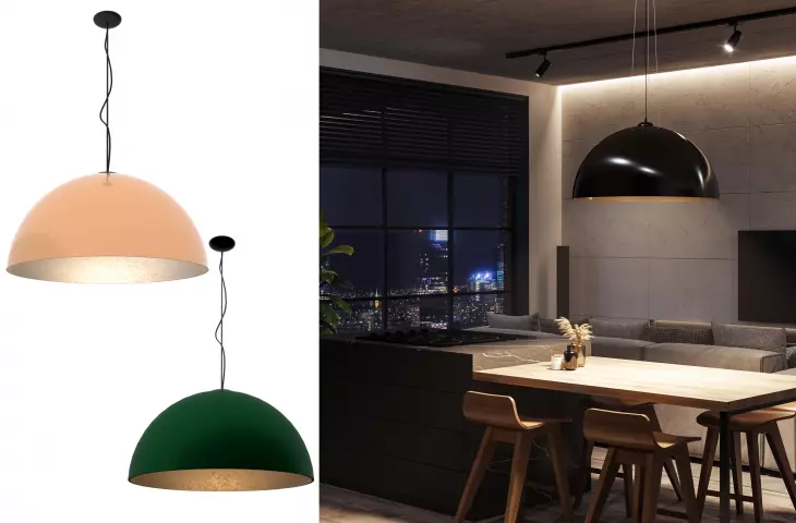 Półkolista lampa Luminato