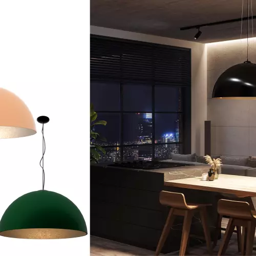 Półkolista lampa Luminato