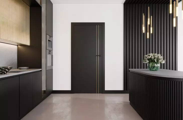 DRE Nova 70 czarny ST ze złotą intarsją