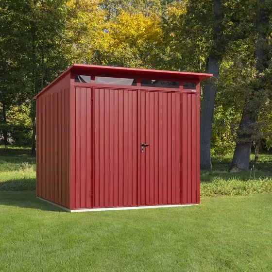 Domek ogrodowy Classic z dachem jednospadowym, kolor RAL 3004