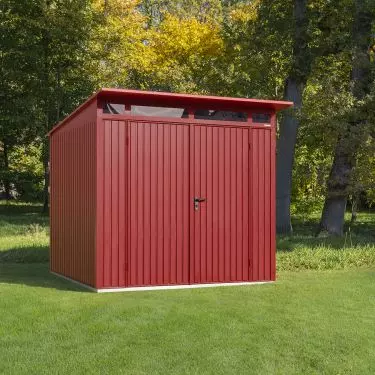 Domek ogrodowy Classic z dachem jednospadowym, kolor RAL 3004