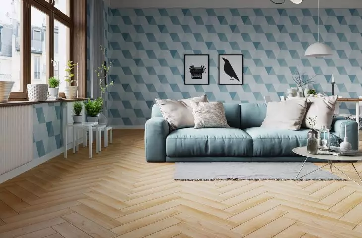 Herringbone flooring - the perfect combination with different interior styles
