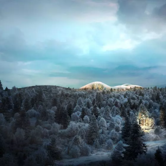 wizualizacja projektu ALDIN Biodome