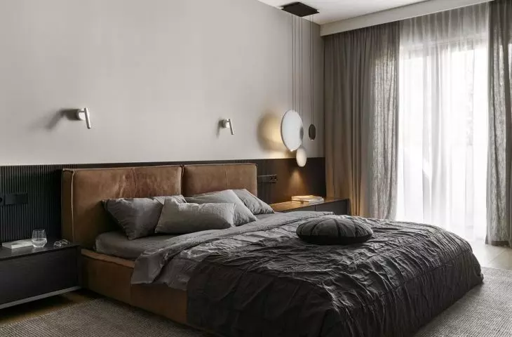Bedroom in a masculine style