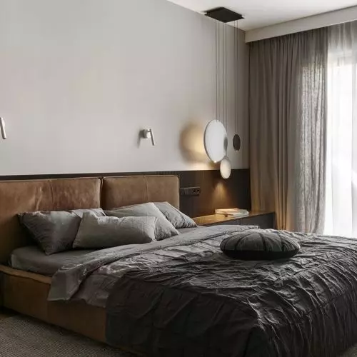 Bedroom in a masculine style
