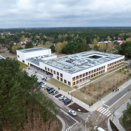 Modern high school open to students