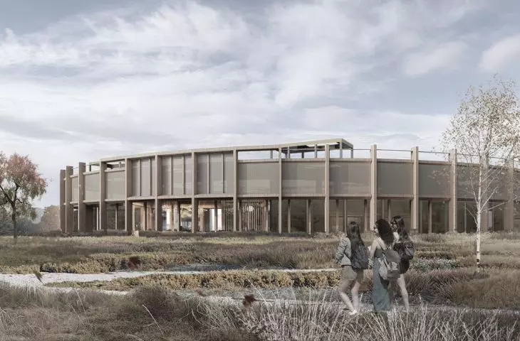 School in Lipa Piotrowska - a student idea for an interdisciplinary educational institution in Wroclaw