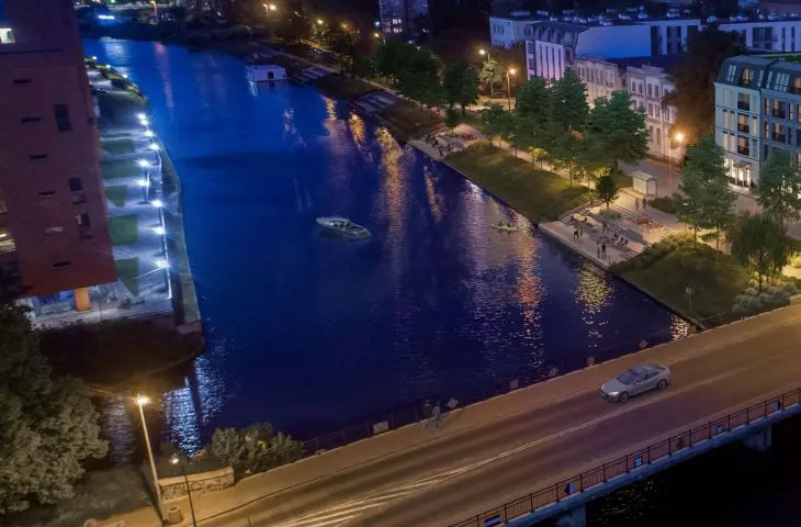 Gdańsk od strony wody. Trwa lifting widokowych trybun nad Motławą
