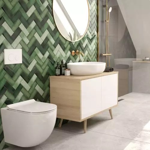Oltens - bathroom in accordance with the idea of pure bathroom