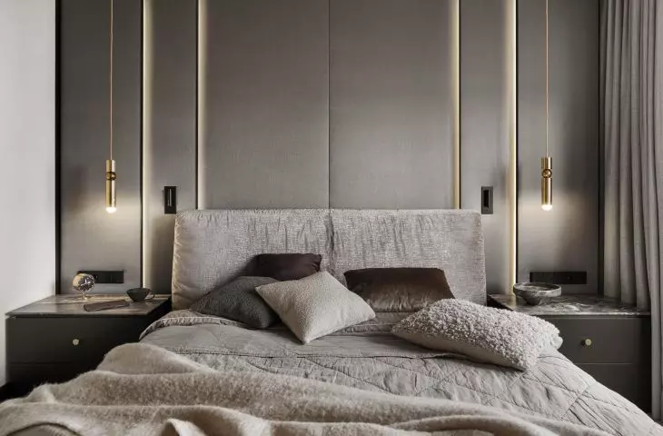 Sypialnia w stylu modern classic