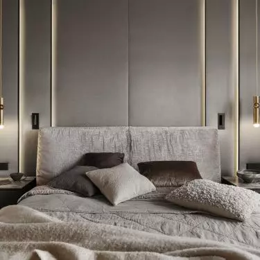 Sypialnia w stylu modern classic