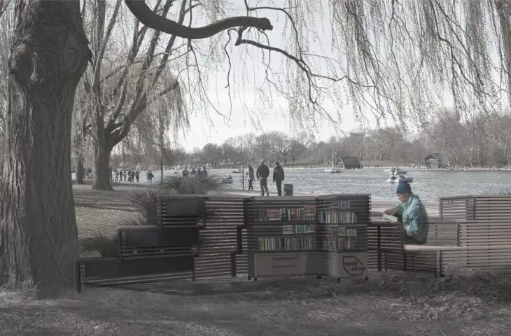 Miejska czytelnia zaprojektowana przez studentów Uniwersytetu Artystycznego w Poznaniu