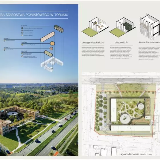 Wyróżnienie równorzędne, proj.: Dot Architekci